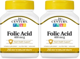 Abad 21 Acid Folic 400 mcg Tablet, 250 Cacah (Paket 2)