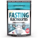 Pasting Electrolite Supplement Powder 124; No Sugar Unflashored Raw Electrolytes 124; 50% RDI Magnesium dan Potusium dengan Trace Minevales 124; Carnivora & Keto Friendly 124; Sugar Free Fasting Salts