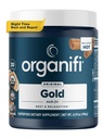 Gold - Superfood Supplement Powder - 30 Servis - Stress Support, Better Rite, Relaxation and Promotes Restful Sleep - Turmeric dan Reishi Infused