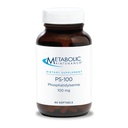 Pemeliharaan Metabolik PS-100 PFoshatidyserine, 100mg - Suplemen untuk Mendukung Normal Memory + Cognition, Propince Revolful Tidur (60 Softgels)