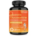 NAPURE TARGET Glucosamin Chondroitin Dukungan Bersama - ditambah MSM, Collagen, Turmeric, Shellfish Free, Support Joint, Knee, Cartilage, for Men & Women, 120 Caps