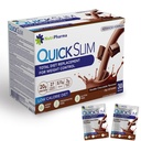 Pengganti Slim Meal Shake untuk Weight Los, 30 hamba, 20g Protein, 27 Vitamin & Minemins, Dietary Fiber, Low Carb, Gluten Free (Coklat Ganda, 30 Sachets)