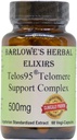 Barlowe 's Elixirs Telos95 ® Teleomere Dukung Kompleks 124; Advanced Cellular Health & Longevity Formula 124; 500mg dengan Astragalus Extract 124; Non-GMO, Bebas, Botol Kaca