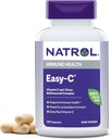 Natrol Easy- C Imune Health, Dieter Suplemen, Mendukung Kesehatan Imune dengan Vitamin C dan Bioflavonoid, Veggie Capsules, 500 mg, 120 Count