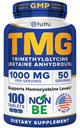 Tuthi TMG Supplemen - 100mg Trimethylglycine - Betaine Amino Acid for Cardiovascular and Healthy Homocysteine Levels - 100 Vegan Tablet - Gluten- Free, Non-GMO - dibuat di Amerika Serikat