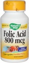 Nature 's Way Folic Acid 800mcg 100 Capsules (Paket 2)
