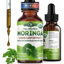 PURA VIDA MORINGA Extract Liquid Drops - USDA Organic Certified - Sangat Purified, Bioavailable & Faster Powder or Capsules - Single Origin Moringa Oleafera Leaves Extract