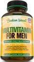 Suplemen Multivitamin untuk Energi, Fokus dan Performance. Mens Vitamin A, C, D, E & B12, Zinc, Kalsium, Magnesium & More. Multi Vitamin 60 Capsules Made in The USA