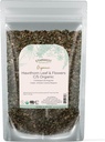 Starwest Botanicals Organic Hawthorn Leaves & Flowers - Dry Leaf Herb for Tea, Natural Wellness Support for Women & Men, Cut & Sifted, Certifikasi Kosher, Non-GMO - 4 oz Pouch