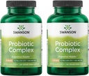 Swanson Probiotic Complex 4.2 Milyar CFU 5- Strain Digetical Health Fat Metabolism Satiety Prebiotic FOS Complex 120 Veggie Drcaps (2 Pack)