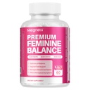 Suplemen Keseimbangan Feminin - Untuk Energi Wanita, Keseimbangan Kesehatan Menopause & Hormone, dengan Cohosh Hitam, Chasteberry, 10 Milyar Produksi CFUs - 60 Kapsul