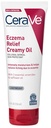 CeraVe Eczema Relief Creamy Body Oil, Eczema Calming Cream with Colloidal Oatmeal & Safflower Oil For Dry Skin Relief, Steroid Free & Paraben Free, 8 Ounce