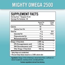 Omega 2500 Sanggul 3 Suplemen - 2500 MG EPA DHA per Teadole - Dose Omega 's 3 Ikan Oil - South Pacific Anchovy Soured - Trigliseride Omegas 3 Acid Gendut