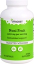 Vitacost Noni Fruit -- 1.300 mg per porsi - 180 Capsules
