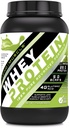 Amazing Muscle 100% Whiy Protein Powder * Advanced Formula Mula with Whey Protein Isollate as a Primer Ingredient Along with Ultra Filtered Whey Protein Concentract (Japan Matcha, 2 Lb)