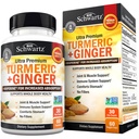 Curcumin Turmeric dan Ginger Suplemen - 95% Curkuminoid Standardisasi dengan Ekstrak BioPerine Black Pepper untuk Absorpsi Tinggi Ultra - Dukungan Bersama Alam - Bebas - 60 Kapsul