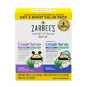 Zarbee 's Baby Daytime & Nighttime Cough Syrough + Immune with Organic Agive + Zinc, Grape with Chamomile, Agave Taste, Two Pack, 2 x 2 flo.