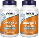 NOW Foods Omega- 3- 100 Softgels (Pack of 2)