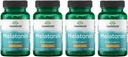 Swanson Melonatin - Herbal Tambahan - Tidur dan Relaksasi - (120 Kapsul, 3mg Masing-masing) 4 Pack