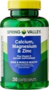 Kalsium, Magnesium, Zinc & Vitamin D3.