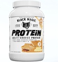 Black Magic Multi- Source Whey Protein Powder - Whey, Egg, Casein Complex with Enzymes & MCT 's Keto, Low Sugar Pre / Post Workout Honey Graham Crackers Flavor 24g 2 LB, Pack of 1