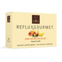 Reflux Gourmet Troupical Troothe Gum Alginate Therapy Sodium Bikarbonate Gum untuk Acid Reflux, Oral, Cognitive, dan Digetical Support, Natural with Ginger, Celeriac, Aloe, Sugar Free, Gluten Free, Vegan