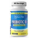 Puritan 's Pride Probiotic 10 dengan Vitamin D untuk Mendukung Imune System Health *, 60 Count, White