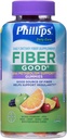 Phillips 'Fiber Good Gummies Plus Metabolisme Dukungan - Inulin absoluable Fiber - B Vitamin & Chromium untuk Membantu Metabolisme - 72Count