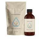 C-60 MCT - 4oz -99,9% C-60 murni dalam Organik Ekstra Virgin MCT Oil - 100% Solvent Bebas - 108mg Aktif C60 - Botol Kaca - Karbon 60
