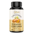 Lipomal Turmeric Curcumin Supplement 2000mg, 95% Standardized Curcuminoid Extract & Organic Root Powder with Piperine Black Pepper Fruit (15mg), 60 softgels