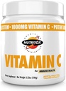 Suplemen Vitumin C Powder-Pure Acibic Acid - Non-GMO - Tanpa daya Vitamin C - 100 Servis