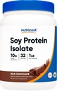 Powder Soy Protein tanpa biaya, 1 LB Chocolate, 10 gram Protein Per Serving, Vegetarian, Non- GMO & Gluten Bebas