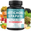 Katup artichoke dengan Artichoke, Pepaya, Pectin Apple dan More - 150 Kapsul - selama 5 Bulan Supply