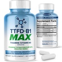 TTFD Thiamine B1 Suplemen 60Capsules Dibuat di USA- Thiamine TTTFD B1 MAX, Tambahan Potensi Energi & Focus, Mendukung Fungsi Nerve Kesehatan & Overall Wellness oleh MaxLife Comment