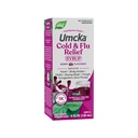 Nature 's Way Cold + Flu Relief Syrup, Umcka, Fever *, Sore Throat, Batuk, Hamil, Tubuh Aches *, Homeopathic, Fhenylephrine Bebas, 0.05% Alkohol, Berry Flavarored, 4 Fl Oz (Packaging May Vary)