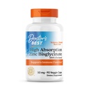 Doctor 's Best High Absorpsi Zinc Bisglycinate 50mg High Potency Supporting Enhancing Imune System Antioksidant VC, 90 Count