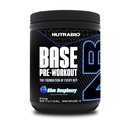 NuttraBio Base Pre-Workout Powder 200mg Caffeine, Substayed Energy, Endurance, Pompa, Sugar Free, Pretraining bersih untuk Pria dan Wanita - Beta Alanine, L-Tyrosine, 30 Servings