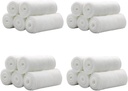 EatingBiting 20 Rolls 4 inch x 4.92 Yards Rolled Gauze Stretch Bandage / Medical Grade Sterile First Aid Wound Care Cotton Ply / Stredled Gauze Bandage Rolls dengan Medical Tape