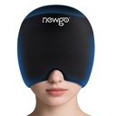 Newgo Migraine Relief Cap Headaches Ice dengan Capage Top, Terapi Panas dan Dingin, Katup Sakit Kepala Migraine untuk Ketegangan, Stres & Hangover