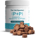 Prebiotik & Probiotik untuk Anjing - Digetical & Gut Health Chews - Natural Duck Flavor, 90 Count - dengan Bacillus Subtilis, Vitamin B12 & Folic Acid - Mendukung Kesehatan Imune & Digetical