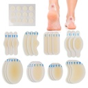 LotFancy Blister Bandages for Feet, 24 Blister Pads and 12 Acne Patches, 8 Size Hydrocolloid Bandage, Seal Gel Blister Cushion Variety Chack for Toes Protection Prevention