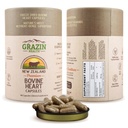 Grass- Fed Freeze- Dry Bovine Heart & Liver Capsules 3000 mg per Serving 124; CoQ10, Besi, Zinc & B12 Tambahan untuk Natural Heart, Energy, dan Imune Support