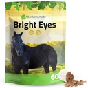 Silver Lining Herbs Bright Eyes Vitamin - Horses Eye Supplemen untuk Mendukung Kesehatan Capillary, Great Vision, & Overall Eye Health - Plant - Based Herbal Horse Suppplemen 1 Lb 60- Day