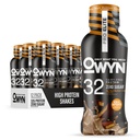OWYN Only What You Need Pro Elte Vegan Plant Based High Protein Keto Shake, No Nut Butter Cup, Zero Sugar, 32g Protein, Omega- 3, Pregories, Superfoods Greens untuk Pemulihan, 0g Net Carbs