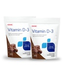 GNC Vitamin D- 3 Soft Chews 1000IU - Chocolate-Twin Pack