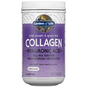 Garden of Life Marine & Grass- Fed Collagen Peptides Powder Suplement (Tipe I, III) dengan Propoles, BCAAs & Hyaluronic Acid for Radiant Hair, Skin & Nails - Tanpa rasa, 20 g per Serving, 12 Serving