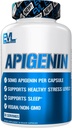 Evolution Pure Apigenin Suplemen dari Chamomile Extract - Relaxing Apigenin 50mg Bioflavonoid Stress dan Mood Dukung Nutrition High Bioavailable Vegan Non-GMO Herbal Sleep Suplemen