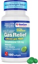 GenCare -Extra Kekuatan Gas Relief 125mg (180 Softgels) Maximum Power Anti Gas Pil untuk Bloating Relief, Tekanan & Diskenyamanan - Bandingkan dengan Generik Kekuatan Gas X Ekstra