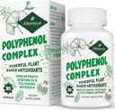 20-in-1 Polyphenol Supplement Lebih dari 20 Fruit, Vegetable & Polyphenol, Powerful Antioksidants, Quercetin, Resveratrol, Turmeric, Green Tea, Polyphenols for Age Defense, Energy & Imune, 90 Capsules