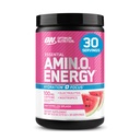 Optimum Nutrition Amino Energy Powder Plus Focus, dengan BCAA, Electrolytes, dan Caffeine, Semangka, 30 Pelayan (Packaging May Vary)